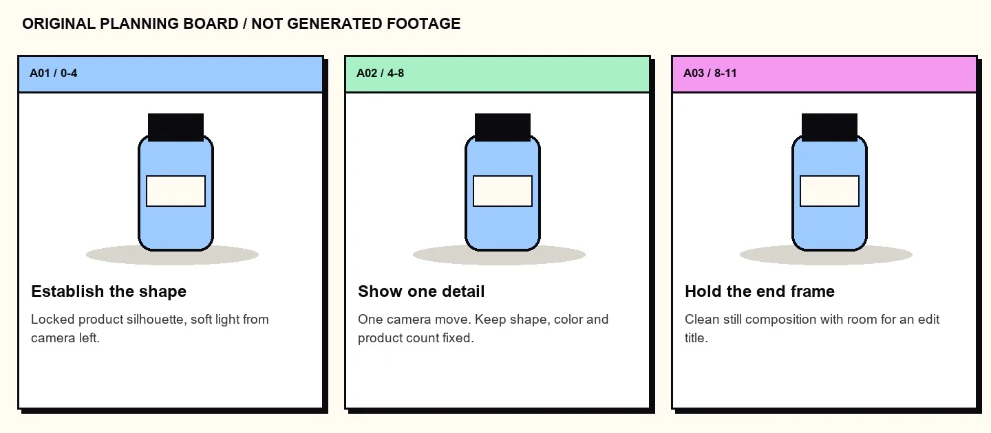 Original example from the Video Shot Prompt Library practical files